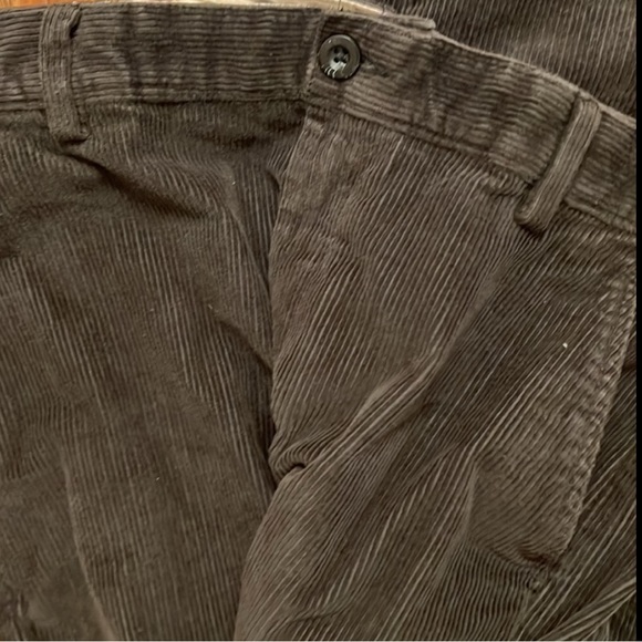 Vintage LL Bean Classic Fit Corduroy Pants Mens 34x30 Black 100% Cotton - Picture 4 of 4